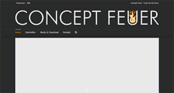 Desktop Screenshot of concept-feuer.de