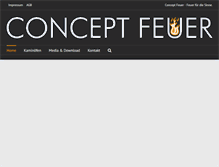 Tablet Screenshot of concept-feuer.de